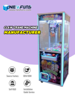 Neofuns Jouet à pièces bon marché petite grue à griffes Machine jouets en peluche distributeur automatique accepteur de billets peut être installé