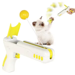 Jouet interactif pour chat, bâton de rebond d'intérieur avec boule, moulin à gazon, nouvelle mode