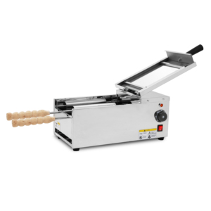 Four <span class=keywords><strong>à</strong></span> gâteau cheminée électrique 2 bâtons roulants Kurtos Kalacs Making Maker Four Ice Cream Cone Baking <span class=keywords><strong>Machine</strong></span> - Product Image 4