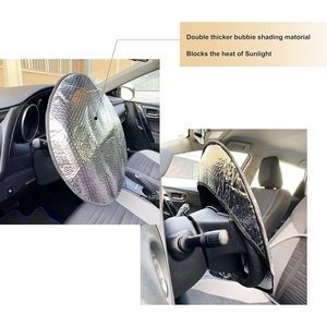 Parasole Universale ENERFERO BMW in Poliestere per Volante Auto, Pieghevole Circolare, Previene il Riscaldamento e l'Usura, Modello 024882 - Product Image 4