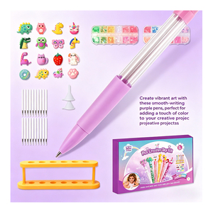 Premium Magic Sand <b>Pen</b> Making Kit <b>Colorful</b> Sequins Beads Refill Ink Tubes School Supplies Gift Box For Students - Product Image 6