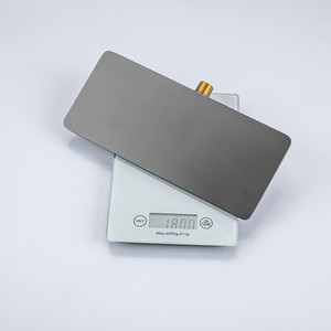 Mitigeur mural moderne en acier inoxydable à trou unique encastré avec affichage numérique et fonction temporisée, cartouche céramique simple - Product Image 5