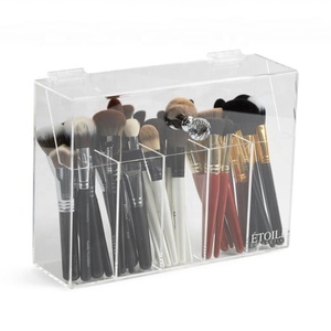 Acrilico <span class=keywords><strong>trasparente</strong></span> 5 pennelli per il trucco con coperchio - Product Image 3