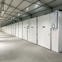 Incubateur intelligent industriel pour 30240 œufs de poule, machine d'éclosion automatique avec contrôle de la température et de l'humidité pour élevage avicole