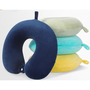 Almohada <span class=keywords><strong>de</strong></span> Viaje para el Cuello Hesen <span class=keywords><strong>de</strong></span> Espuma Viscoelástica Extraíble con Soporte para el Cuello para Avión y Automóvil - Product Image 1