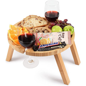 New cross-border product: <b>Outdoor</b> folding <b>table</b>, mini picnic <b>table</b>, beach <b>table</b>, portable wine <b>table</b>, fruit and snack <b>table</b>. - Product Image 1