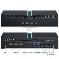 Mini PC para Juegos de Alto Rendimiento de 14.ª Generación, I9-14900F, RTX4070 12G, 32GB DDR5, 1TB SSD, Mini PC con Sistema Operativo Windows 11, 8K, WiFi 6E, Barebone