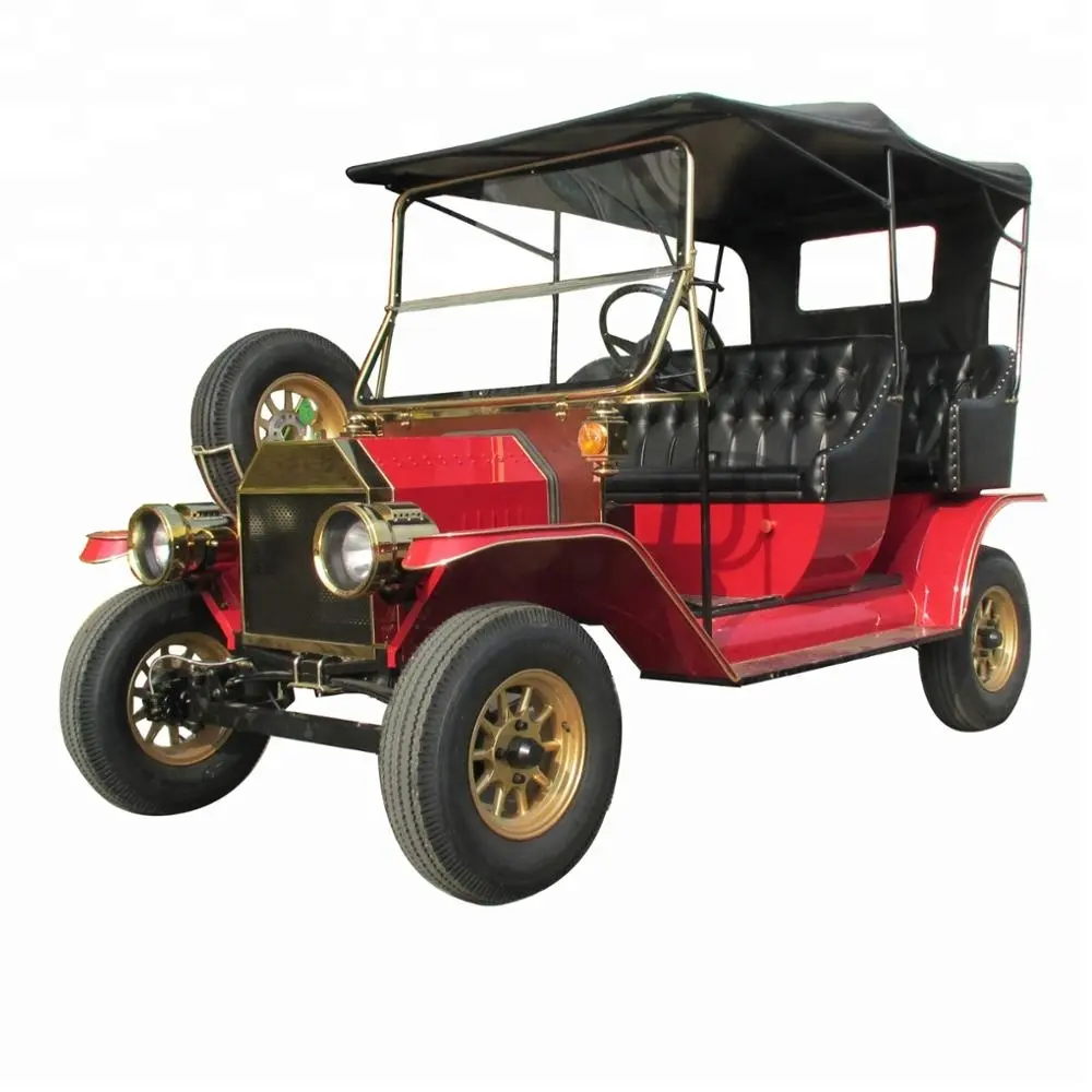 Classic Electric Tuk Tuk Car for Sale in USA Classic Design with 4 Seats and Lithium Battery with 3 years warranty