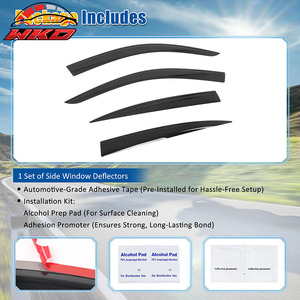 Viseras para Ventanas de Estilo Discreto con Adhesivo para BMW Serie 3 G20 19-26 Sedán - Product Image 5