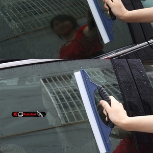 Outil de nettoyage portable D-Scraper pour vitres et sols, en plastique durable, avec manche en tendon de bœuf, modèle Caddy - Product Image 3