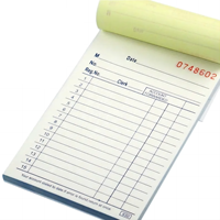 Carnet de factures fiscales autocopiantes numérotées et perforées pour les enregistrements