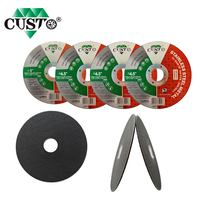 Disque de coupe/meule abrasive de haute qualité de 125 mm (5 pouces) pour métal et acier inoxydable, fabrication chinoise