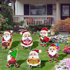 Letreros Navideños para Jardín, Decoración Festiva para Exteriores, Material PP, Tamaño y Color Personalizables - Product Image 5