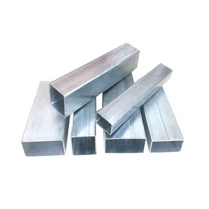 Factory Direct Supply Square Hollow Section ERW Steel Pipe Zinc Coated Structural Galvanised Steel Square Tube