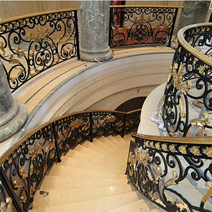 2020 новый стиль кованые железные лестничные перила/кованые железные перила - Product Image 5