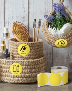 Marklife biểu tượng tùy chỉnh Nhãn dán nhãn in ấn không thấm nước và chất kết dính tổng hợp giấy cuộn cho bao bì Vòng logo - Product Image 2