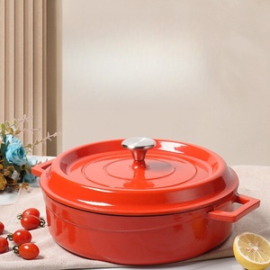 Cazuela de esmalte de hierro fundido clásica de estilo marroquí para estofar carne de estofado Taki y otros alimentos - Product Image 1
