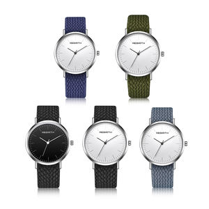 Montre Quartz Simple Tendance <span class=keywords><strong>Luxe</strong></span> Bloc Couleur Couple « Rebirth » en Promotion Liquidation Logo Personnalisé - Product Image 6