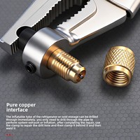 Pince de charge de réfrigérant CVC, outil de service pour tubes en cuivre haute dureté pour climatiseurs et réfrigérateurs