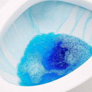 Bloque Limpiador y Desodorante para Inodoro, Ecológico, Sólido, Azul, 50g, para Uso en Cisternas - Product Image 6