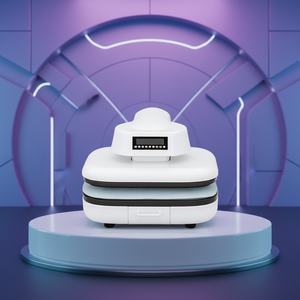 Pressa a Caldo Automatica 38*38CM per Magliette, Macchina Semi-Automatica per Sublimazione e Trasferimento su Tessuti - Product Image 1