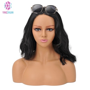 Factory sale realistic hair practice mannequin head - Product Image 4
