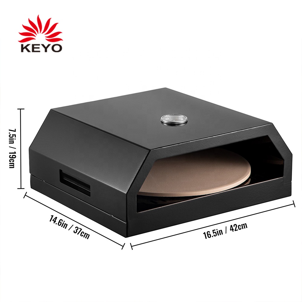 Hot Sales 16 Inch Multi Fuel Black Outdoor Portable Wood Fired Mini Pizza Oven