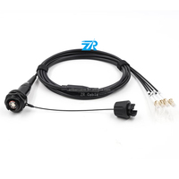 Conector HXB, antena de cable de fibra óptica de TPU, Conector de haz expandido, cable de fibra óptica Tyco Pro Beam Jr Stratos HMA Fibreco SC LC