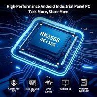 Nouvel écran tactile Android 11 noir de 15,6 pouces, 16:9, 1080P FHD, écran interactif, RK3568 Quad-Core, 4 Go de RAM, 32 Go de ROM intégrés
