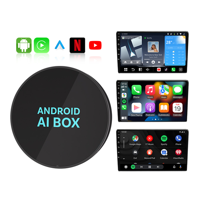 Wireless CarPlay AI Box Android 13 Multimedia Player with for Output Cloud SIM 3.0 & Ottodrive 3.0 1 Year Warranty for