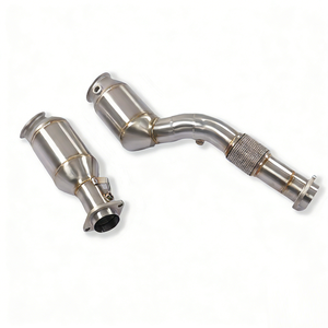 Collecteur d'échappement en acier inoxydable à haut débit adapté à la BMW G8X M2 M3 <span class=keywords><strong>M4</strong></span> S58 3.0T, tuyau d'échappement, modification sportive, correspondance parfaite - Product Image 4