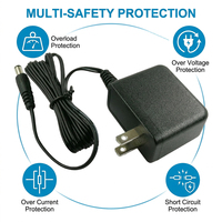 Vente directe d'usine, adaptateurs secteur AC/DC certifiés FCC 9V 1.5A 13.5W, adaptateur d'alimentation mural 9 volts 1.5 ampères pour caméra intelligente