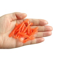 Nouveau lot de 20 leurres souples en plastique à queue en T de 3,5 cm/0,35 g pour la pêche au long-cast, idéal pour la pêche en mer au bar, à la truite et au marlin depuis un bateau.