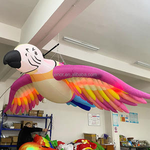 Roze Opblaasbare Vliegende Phoenix <span class=keywords><strong>Parrot</strong></span> Vogel Ballon Voor Outdoor Evenement Decoratie - Product Image 1