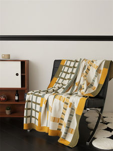 La nueva manta de punto viene en una variedad de colores para elegir, simple y elegante, adecuada para varias ocasiones de - Product Image 3