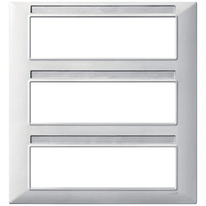 Placca a Muro Vimar in Tecnopolimero Argento, 25,5 cm di Lunghezza, 29,6 cm di Larghezza, 1,1 cm di Altezza - Product Image 1