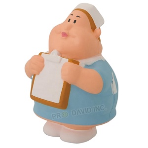 Most Popular Custom PU Nurse Berta Stress <b>Ball</b> Mini Size Medical Gift for Kids Logo Printed Promotional Toy - Product Image 1