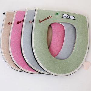 2025 FE housse <span class=keywords><strong>de</strong></span> siège <span class=keywords><strong>de</strong></span> <span class=keywords><strong>toilette</strong></span> jetable personnalisée épaissie quatre saisons coussin frais avec fermeture à glissière universelle en matériau Durable - Product Image 1