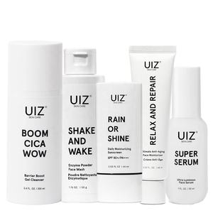 Ensemble de soins de la peau pour hommes <span class=keywords><strong>Crème</strong></span> anti-âge pour le <span class=keywords><strong>visage</strong></span> Sérum Contrôle de l'huile Gel nettoyant pour le <span class=keywords><strong>visage</strong></span> <span class=keywords><strong>Crème</strong></span> solaire SPF 50 Kit facial pour hommes - Product Image 1