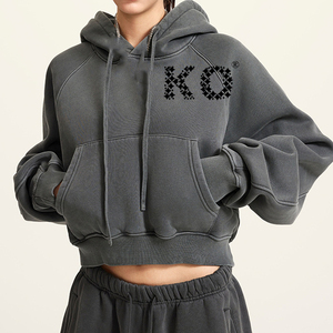 Bán Buôn Womens Cắt Áo OEM Thấp Moq Biểu Tượng Tùy Chỉnh Giao Hàng Nhanh Chóng Giản Dị Thời Trang Dạo Phố Womens Cắt Áo - Product Image 3