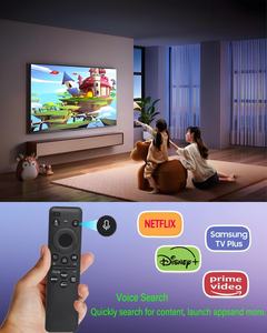 Télécommande vocale solaire fixe BN59-01455A pour téléviseurs intelligents <span class=keywords><strong>Samsung</strong></span> NEO QLED Crystal UHD OLED 4K, compatible sans fil 2017-2025 - Product Image 5