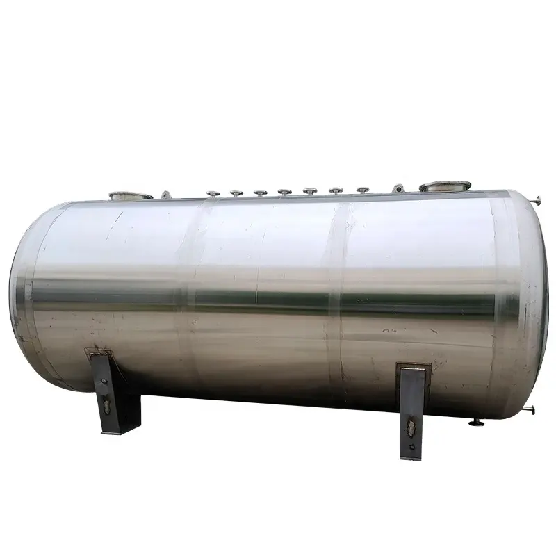 25000 liter Stainless steel underground kerosene methanol storage tank heating oil fuel tank price