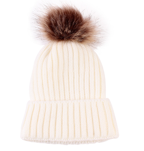 Gorros de esquí al aire libre de invierno 2024, <span class=keywords><strong>gorro</strong></span> para niña pequeña, <span class=keywords><strong>gorro</strong></span> negro de color sólido, <span class=keywords><strong>gorro</strong></span> de <span class=keywords><strong>lana</strong></span> de invierno barato de alta calidad con pompón de piel - Product Image 4