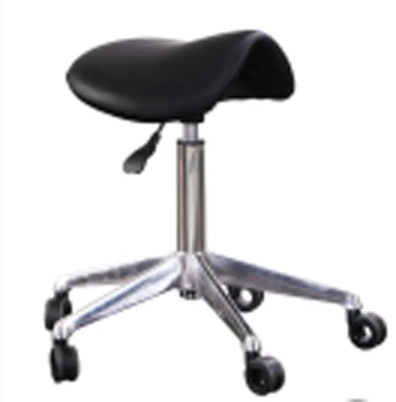 Rolling beauty salon chair Adjustable Saddle Chair with Comfortable Backrest