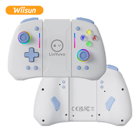 Joystick KS42 RGB Light sans fil à six axes Turbo Fonction Vibration Moteur Commutateur Joycon Console pour les joueurs de jeux