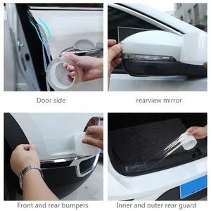 Adesivi per Auto protezione adesiva per davanzale della portiera dell'auto nastro Nano multifunzione striscia paraurti automatica porta dell'auto proteggi accessori antigraffio