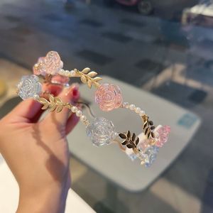 Belle perle fleur bandeau filles et femmes gracieux décor de cheveux pour les occasions décontractées et formelles magnifique accessoire de cheveux - Product Image 4