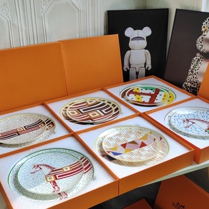 Vajilla de Porcelana Fina Ecológica para Hoteles y Clubes, Plato Plano de 10 Pulgadas y Plato Hondo de 8 Pulgadas para Cocina Occidental, Ideal para Regalos - Product Image 1