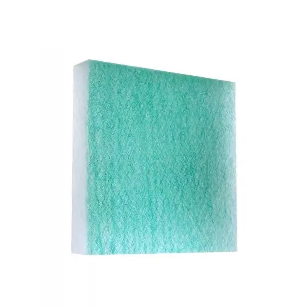 Hot Selling Fiberglass Material Floor Filter Media Roll Green and White Use in Painting-Spray Filtration