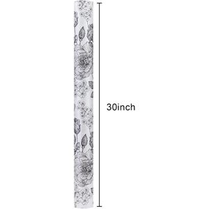 Floral Gift <b>Wrapping</b> <b>Paper</b> Roll 30x32.8ft Double Side Eco-Friendly For Wedding Bridal Shower Craft - Product Image 5